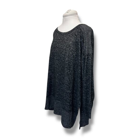 Bobeau Women’s Rudie Crew Neck Knit Tunic by StitchFix, Black, size 3X - Picture 3 of 12